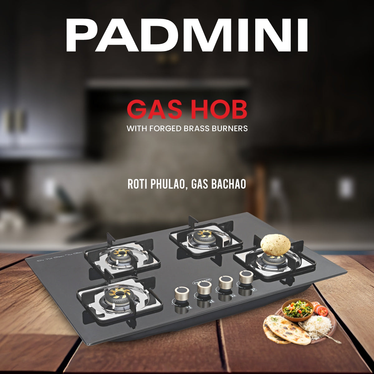 PADMINI Gas Hob 405 GL IB