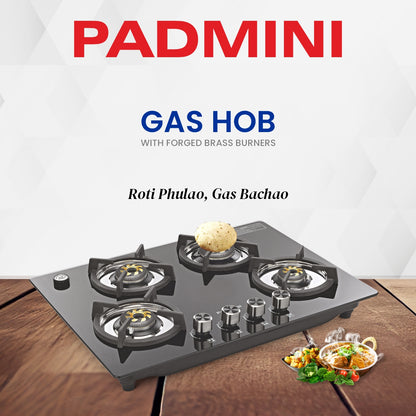 PADMINI Gas Hob 408 GL IB HF (High Flame)