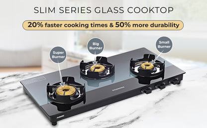 PADMINI 3 Burner Cooktop 3GT Fusion