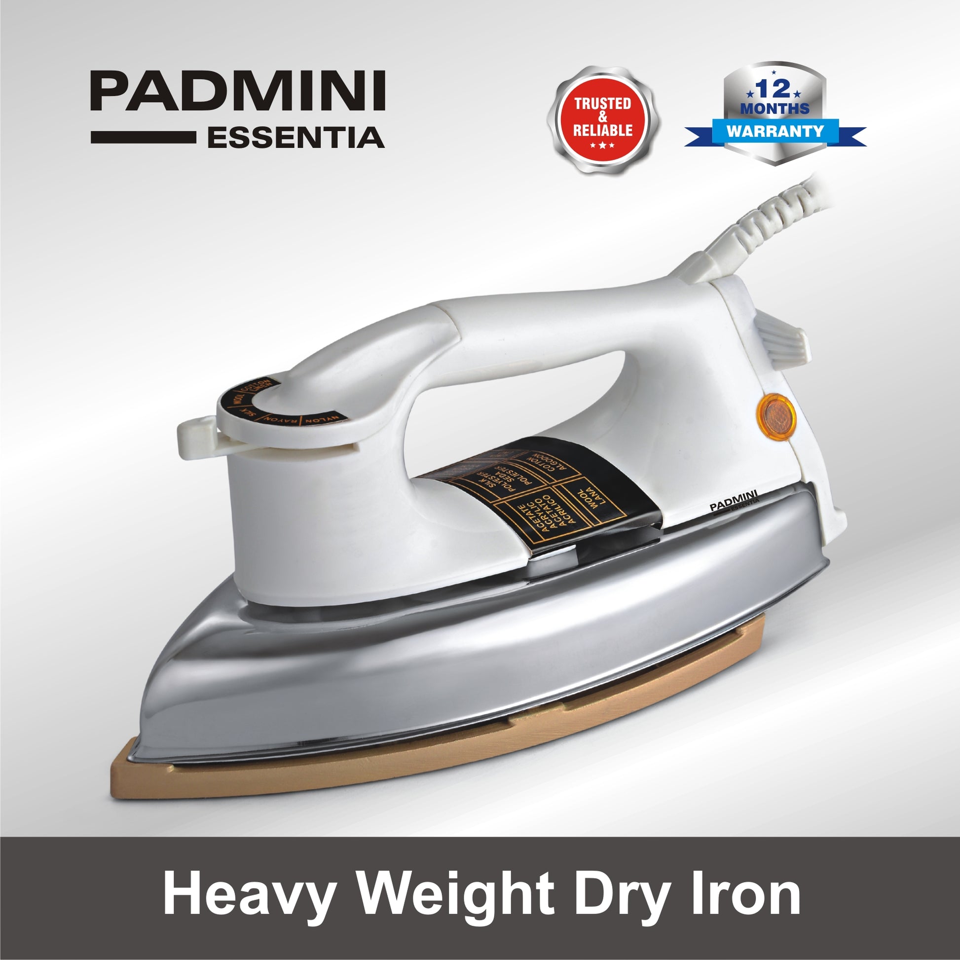 Heavy weight dry iron