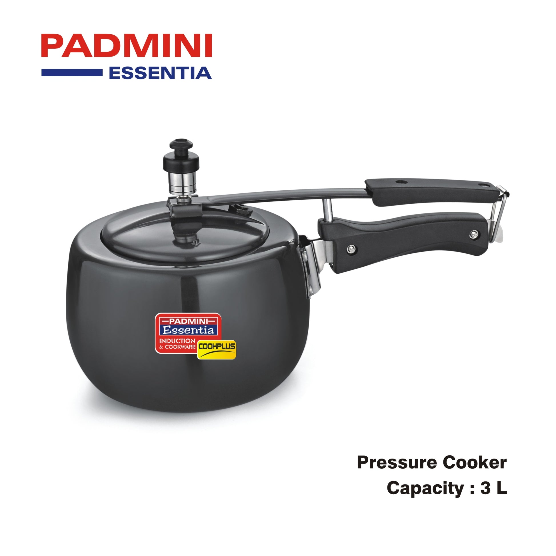PADMINI Pressure Cooker 3L HA (Hard Anodised) - PADMINI APPLIANCES